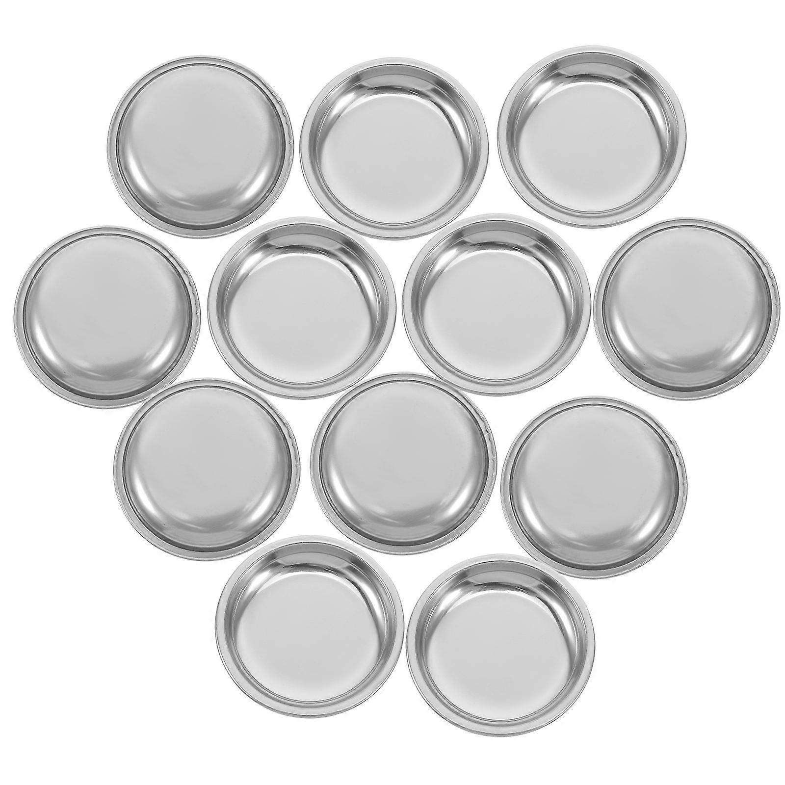 Tea Bag Rest Metal Organizer For Tea Lovers Silver 12Pcs