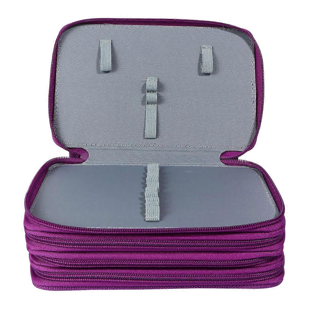 Practical Writing Tool Organizer with Roomy Compartments and Reliable Closure