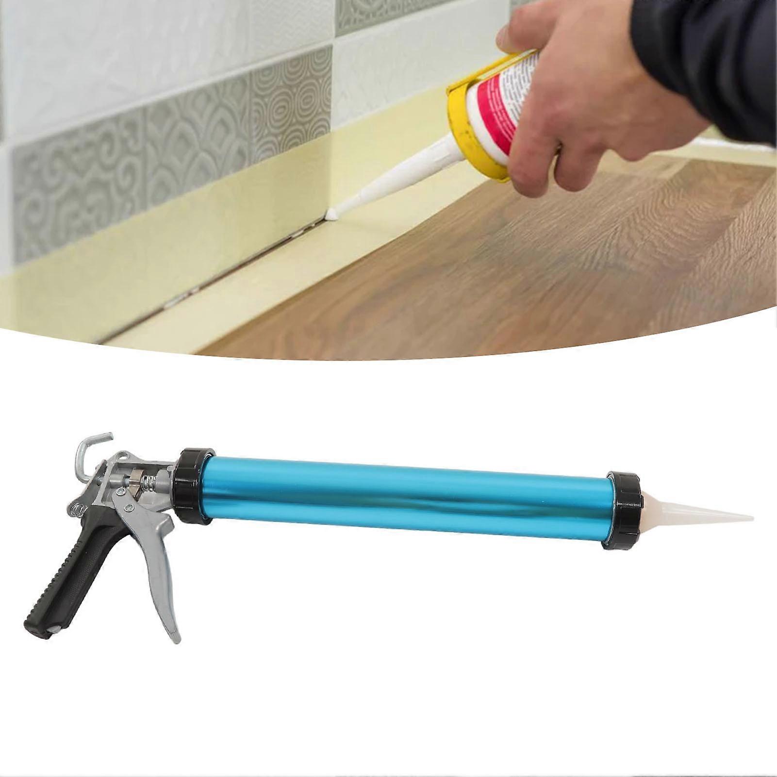 Professional Hand Caulking Gun Drip Free Aluminum Effort Saving Rotatable Handle Heavy Duty Sealant Gun