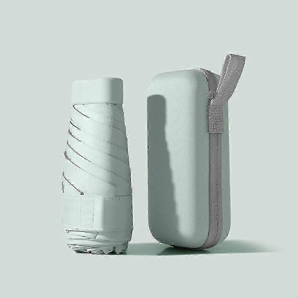 Pocket-sized Storm-proof Umbrella, Windproof with UV Protection, 6-rib Foldable Design