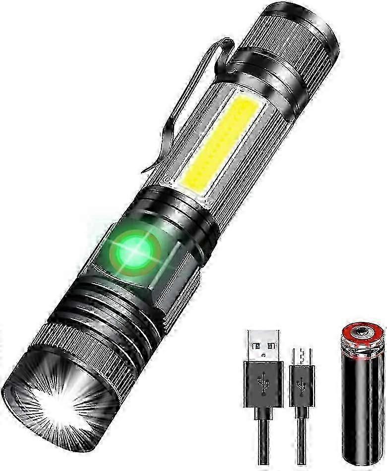 Led Torch Led Flashlight Adjustable Focus Handheld Torches Super Bright Pocket