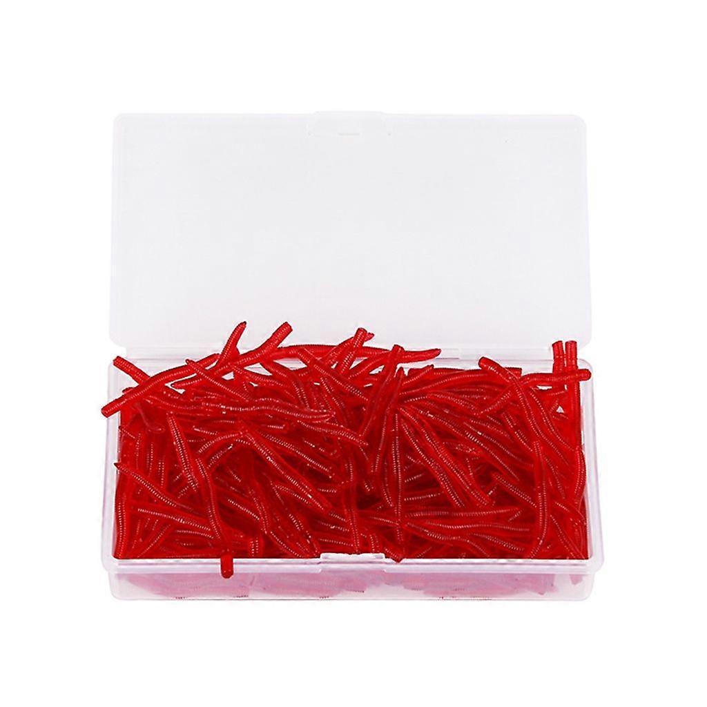 Künstlicher Wurmköder Angelköder Regenwurm Blutwürmer Köder Angelgerät