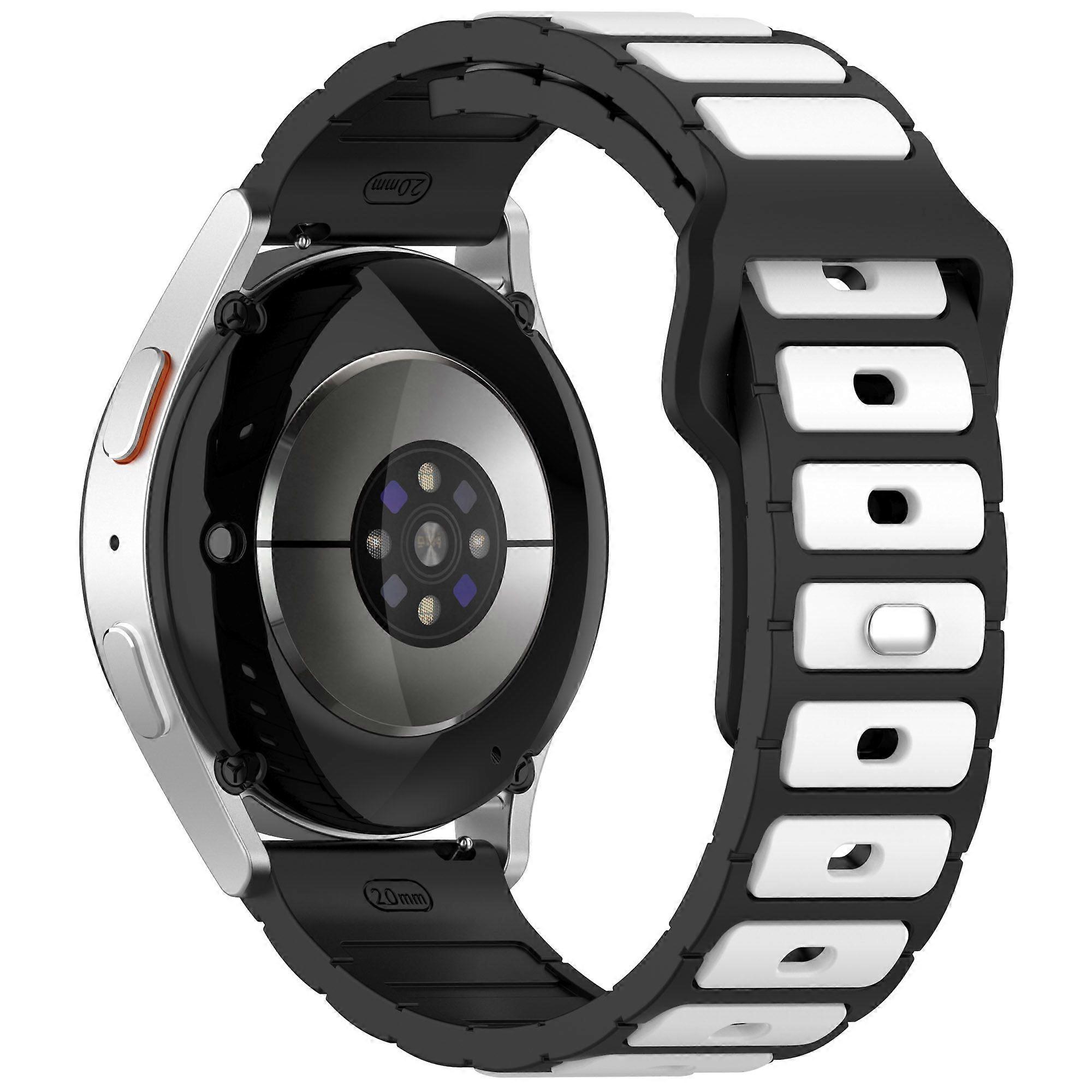 Szilikon szíj Garmin Venu 3S / Venu 2S / Forerunner 265S / Forerunner 255S univerzális 18 mm-es kétszínű óraszíjhoz