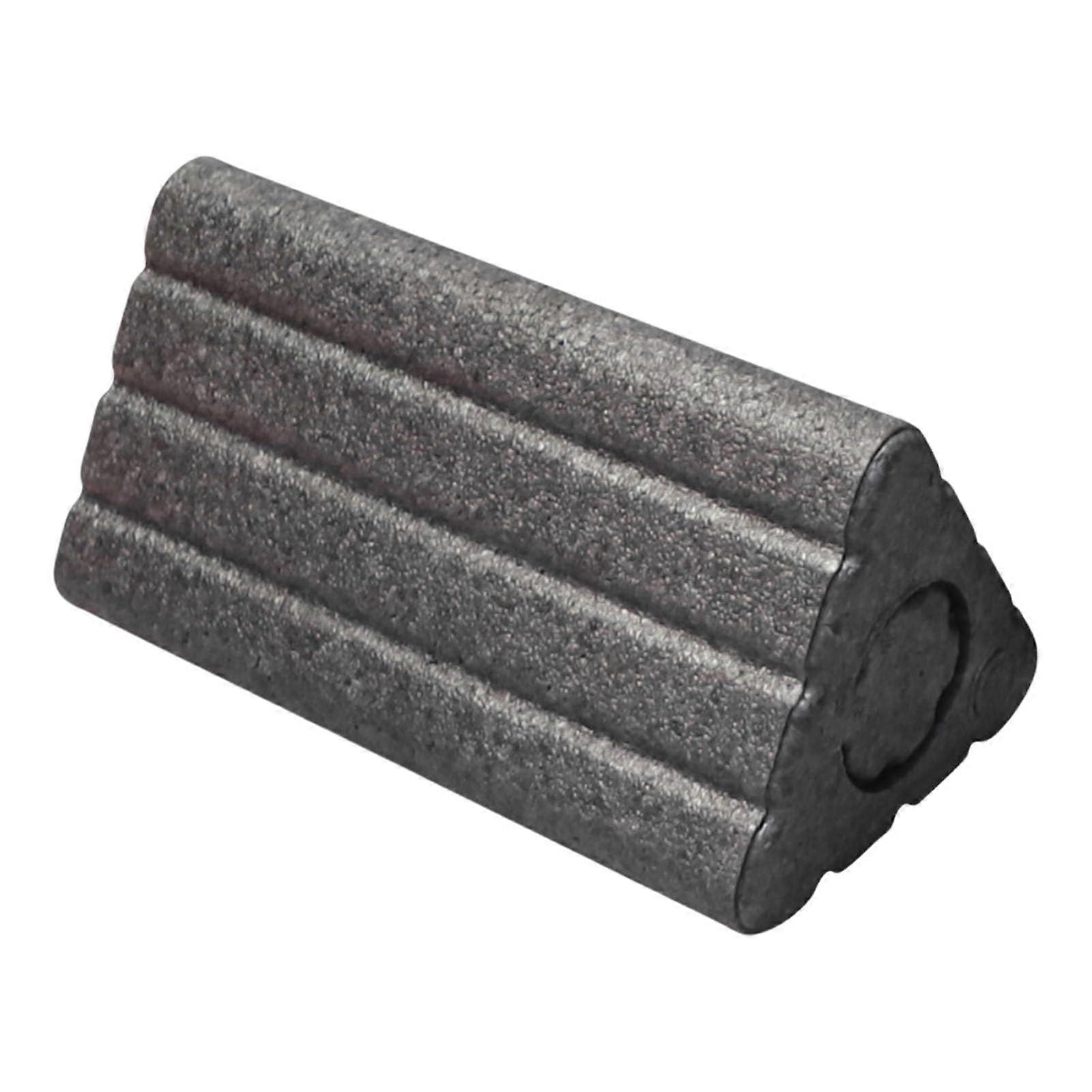 Yoga Block And Massage Roller Set For Home Workouts, Stretching Board For Adults, High-Density Foam, Gray