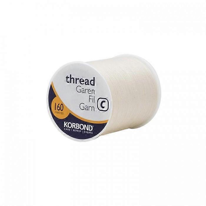 Korbond Polyester Thread Cream 160m