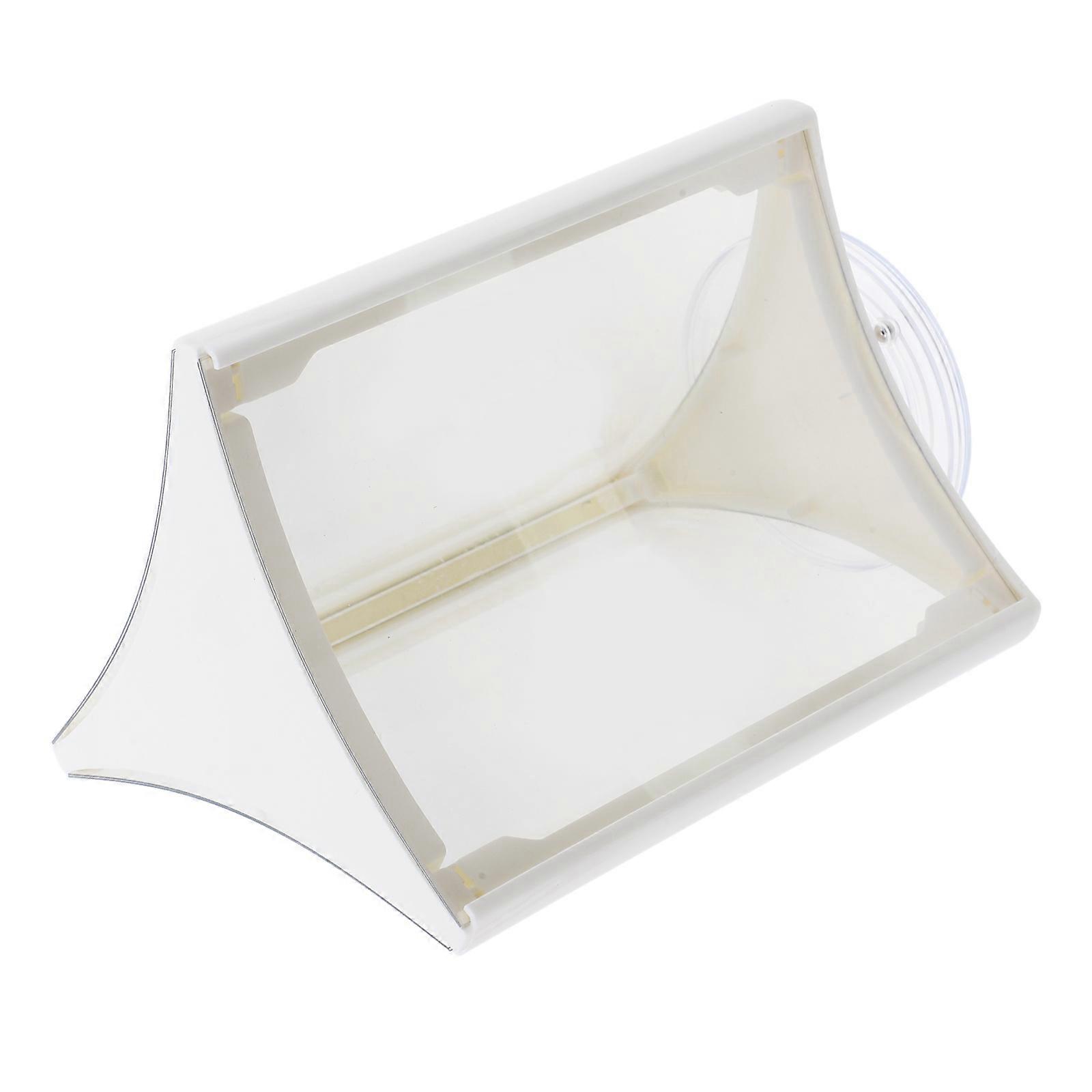 Multi-Side Menu Holder Desktop Display Stand for Cafes Triangular 22.20X13.50X13.50CM Acrylic Present Information 1Pack
