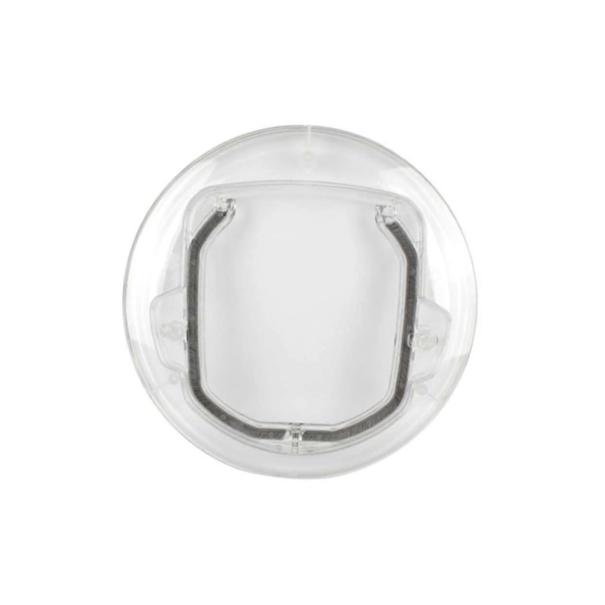 Pet Door for Cats and Dogs - Round PC Material Accessory with Easy Installation and Magnetic Lock Mechanism