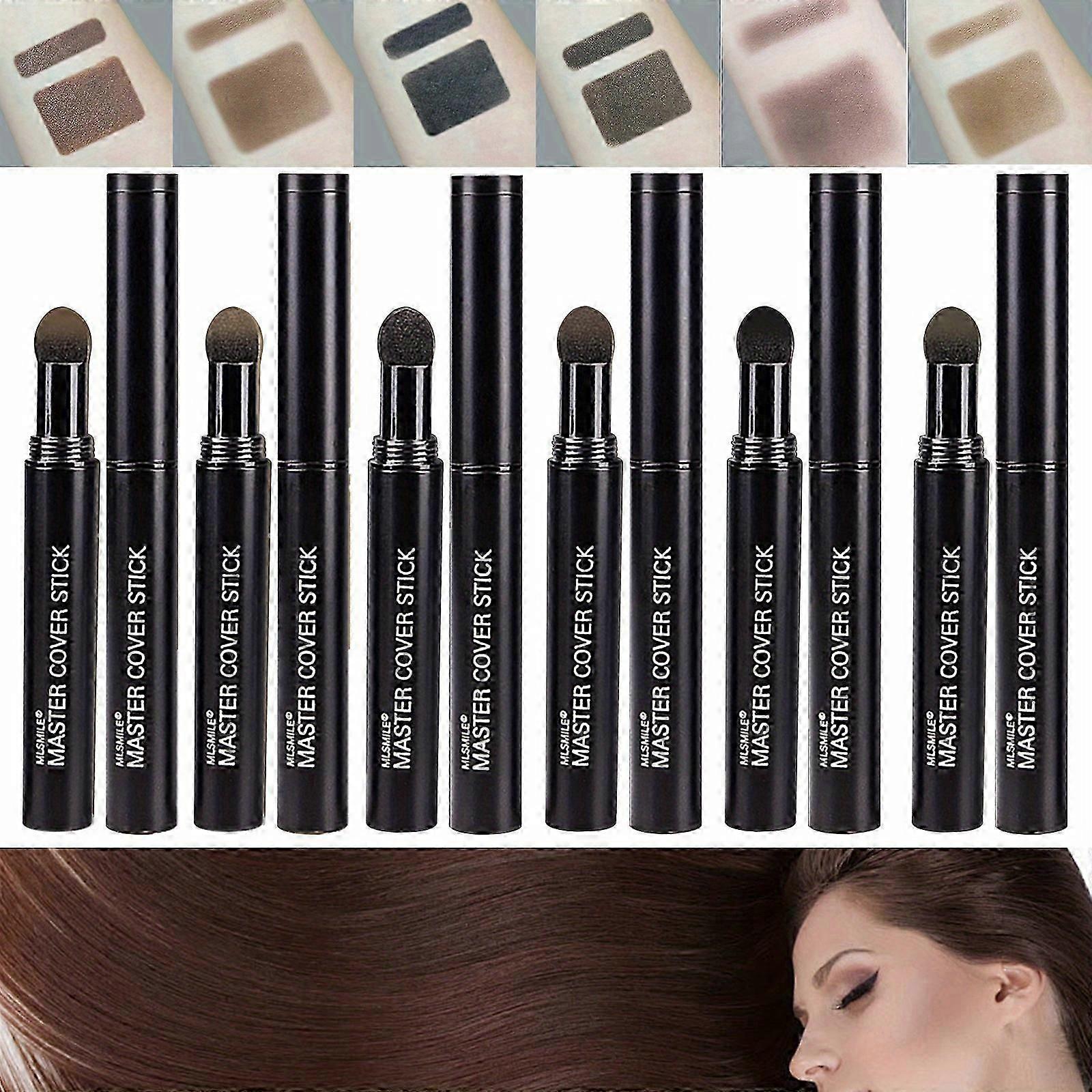 عصا بودرة شعري ، مسحوق حشو ظلال الشعر لمسة الجذور ، غطاء مقاوم للماء جذر الشعر الرمادي والشعر الرقيق