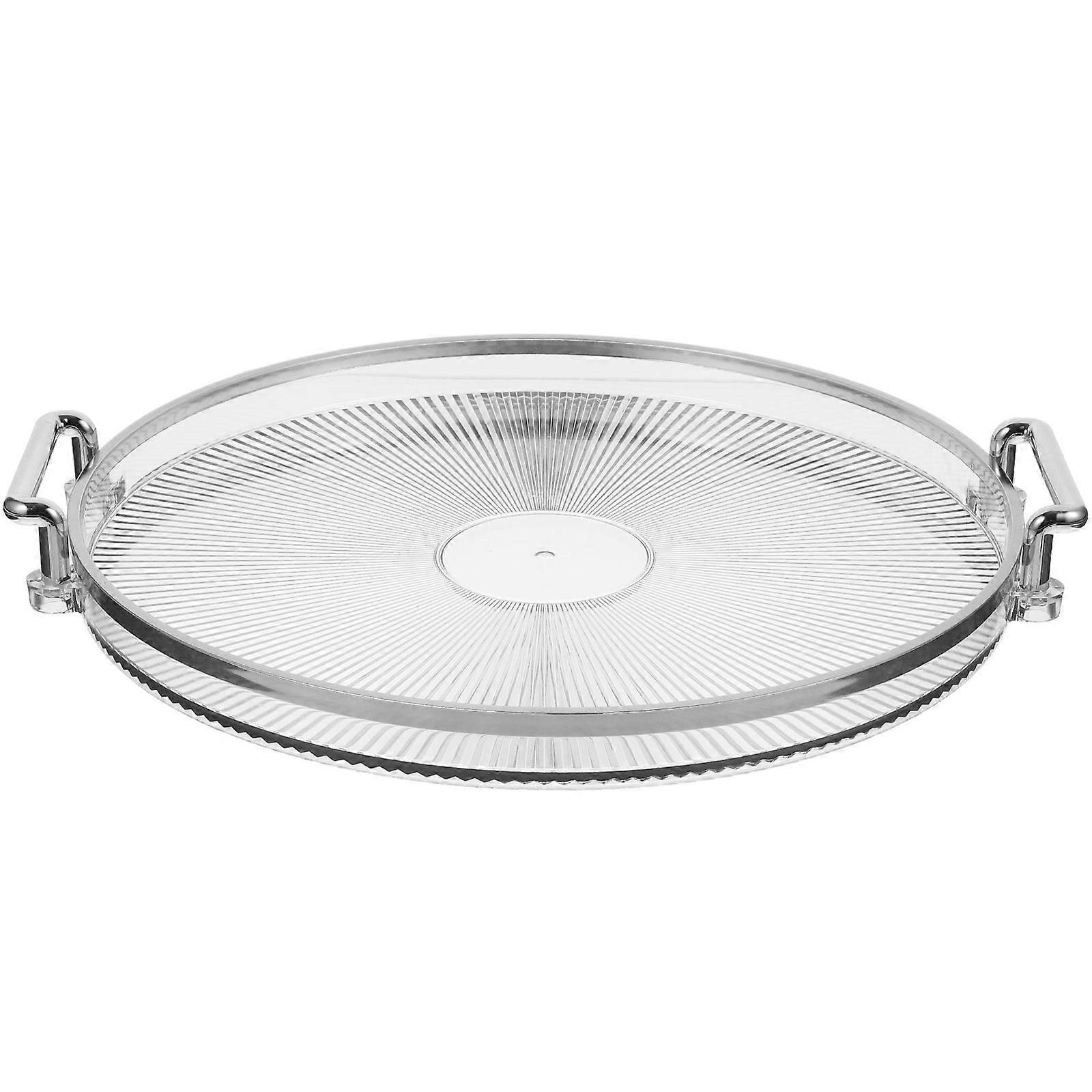 Yuvarlak Tepsiler Sehpa Ev Malzemeleri Meyve Tabağı PET 29.80X27.00X3.00CM Takı Ekran 1 Paket