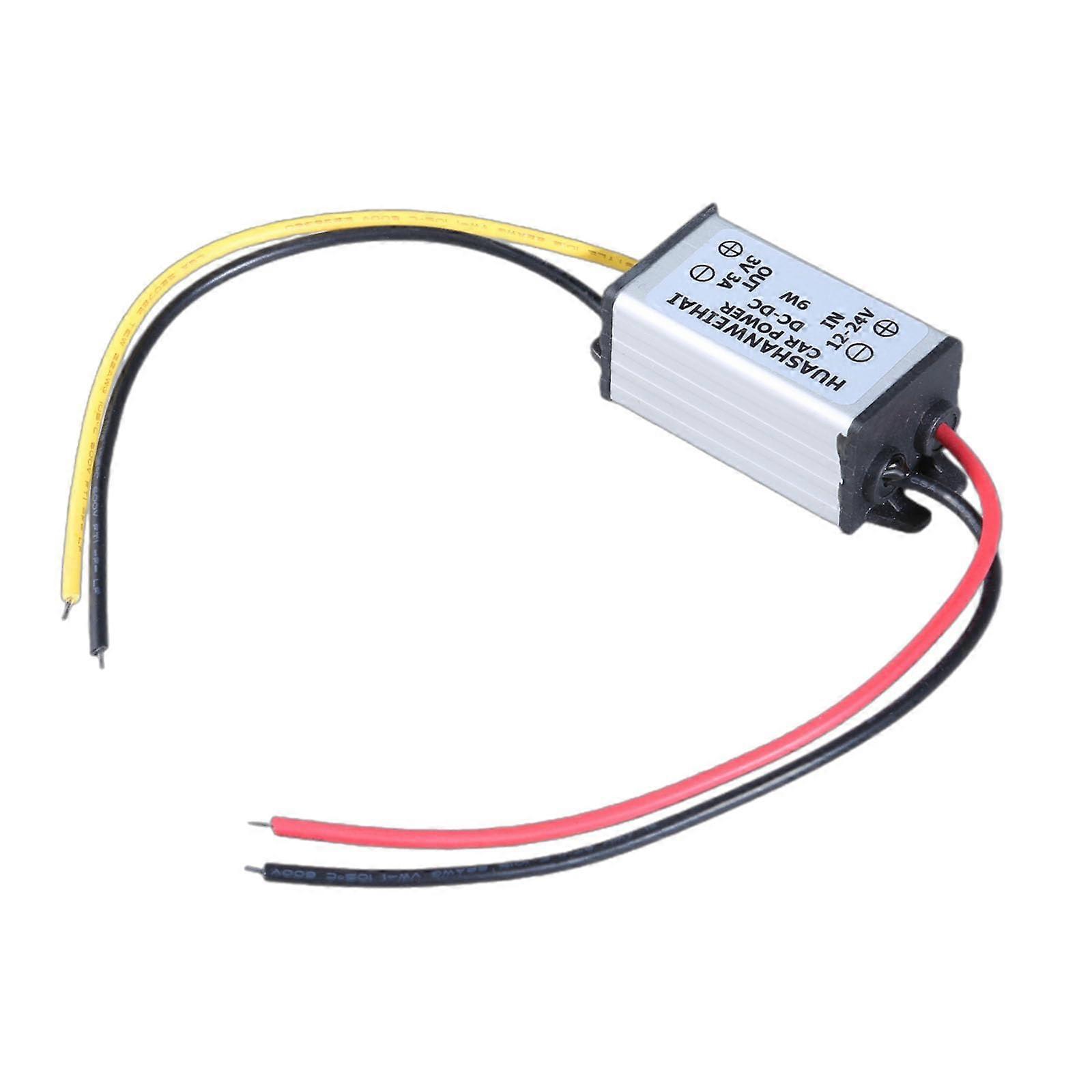 Waterproof Buck Converter, 1224V to 3V, 5A, 4A, 3A, Power Supply Module for Car LED Display, Motor, Size: 16*8*3cm
