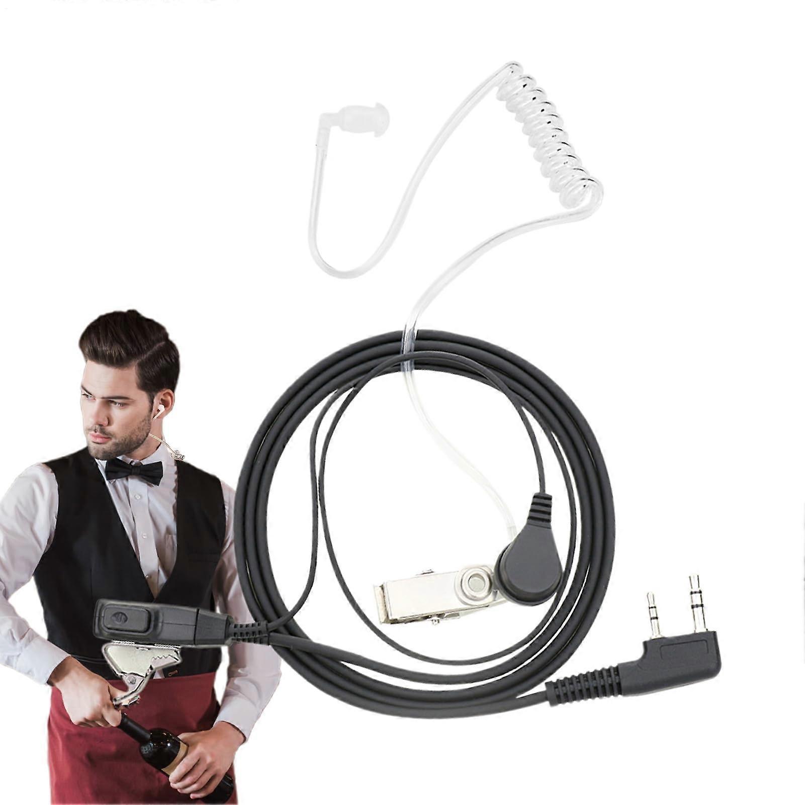 Concealed acoustic tube, transparent earbud replacement, ergonomic, versatile audio parts for adults, teenagers.