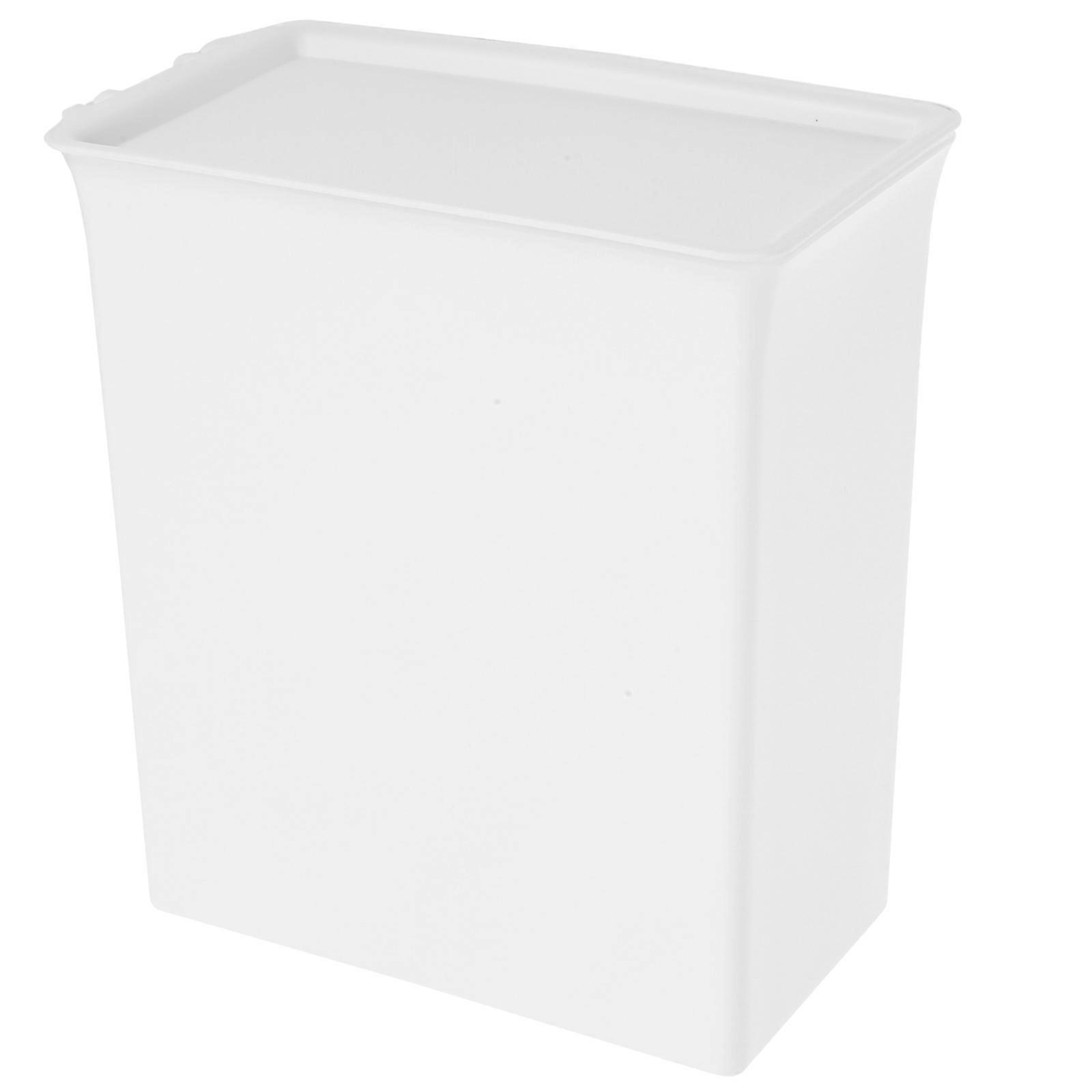 Storage Box With Lid Drawer-Style Design 14.6X14X8CM Large Capacity 1Pack