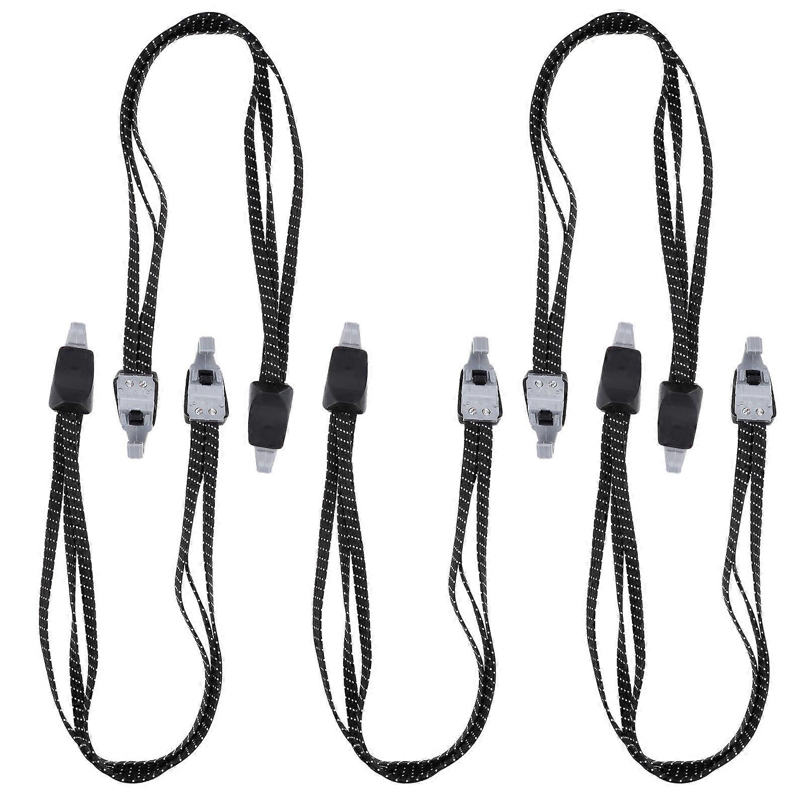 5pcs Elastic Luggage Straps 3 in 1 Binding Rope Tie Down Belts