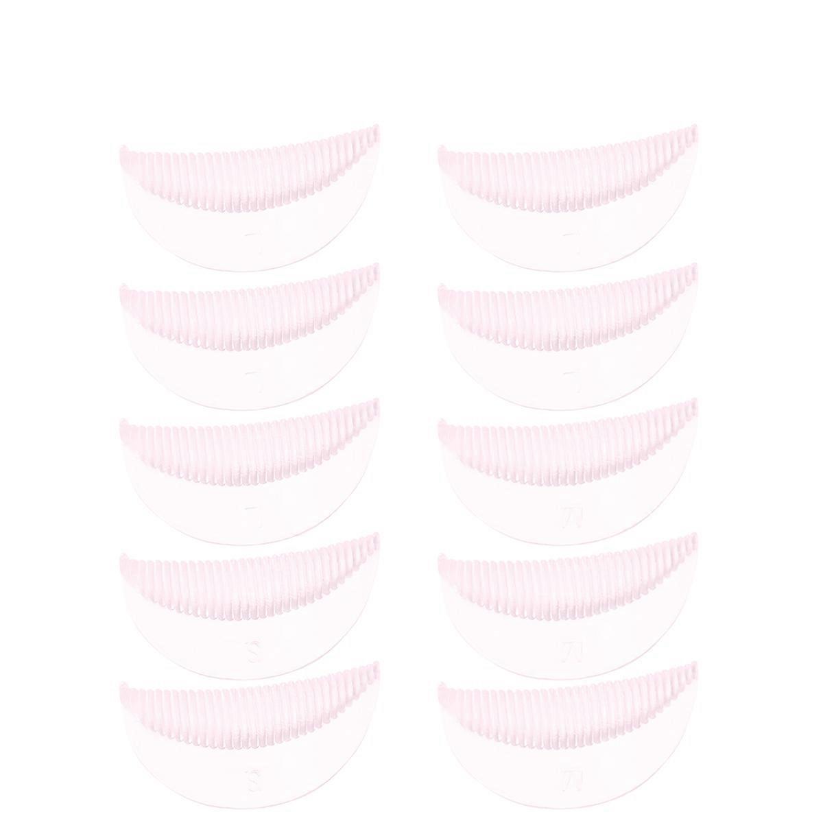 False Eyelash Shield Pad 5Pair Pink for Makeup Use Lash Lift Kit Longer Thicker Lashes