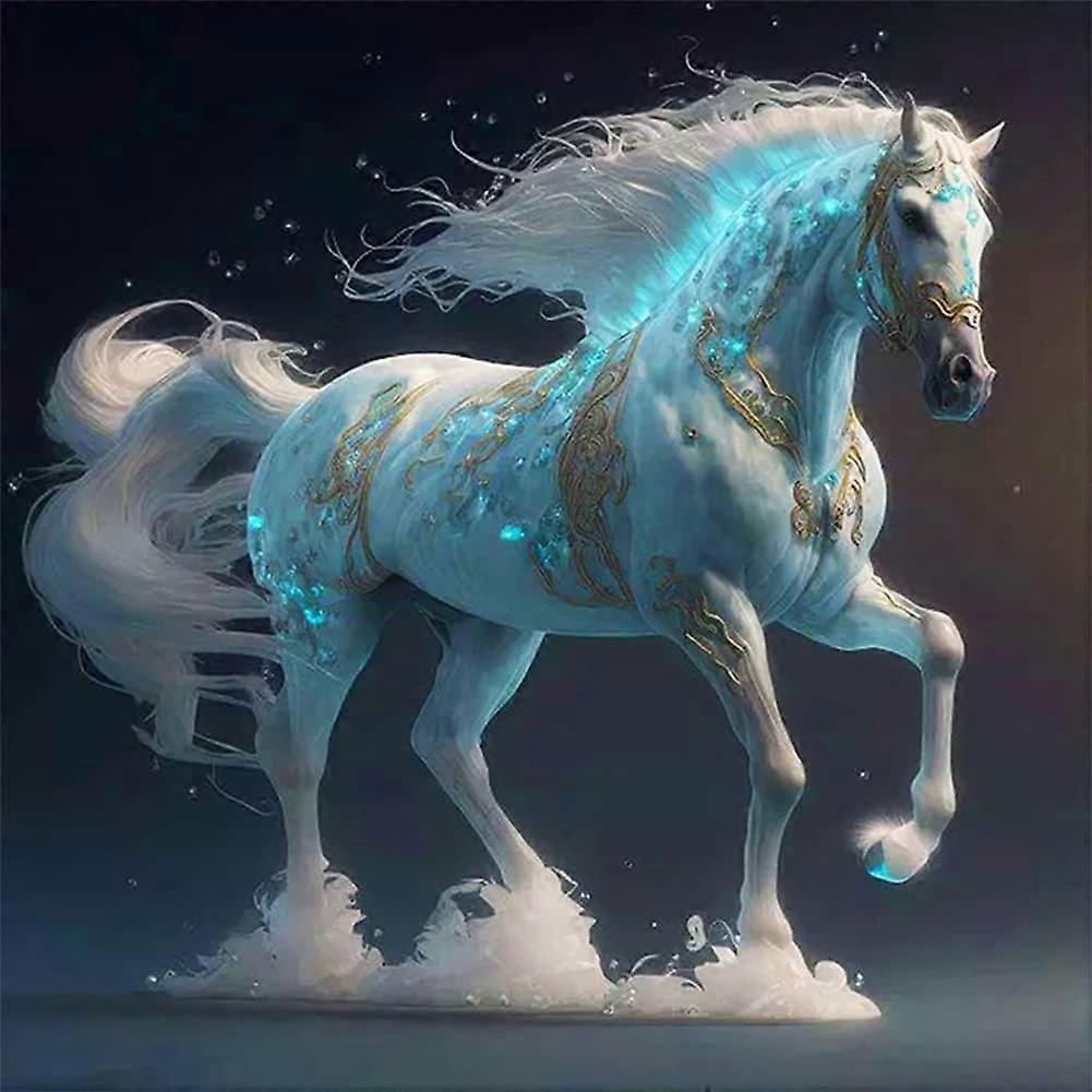 Chinese Zodiac Drawing Embroidery 5D DIY Resin Full Round Drill Canvas Art for Adults Kids Handmade Home Decor