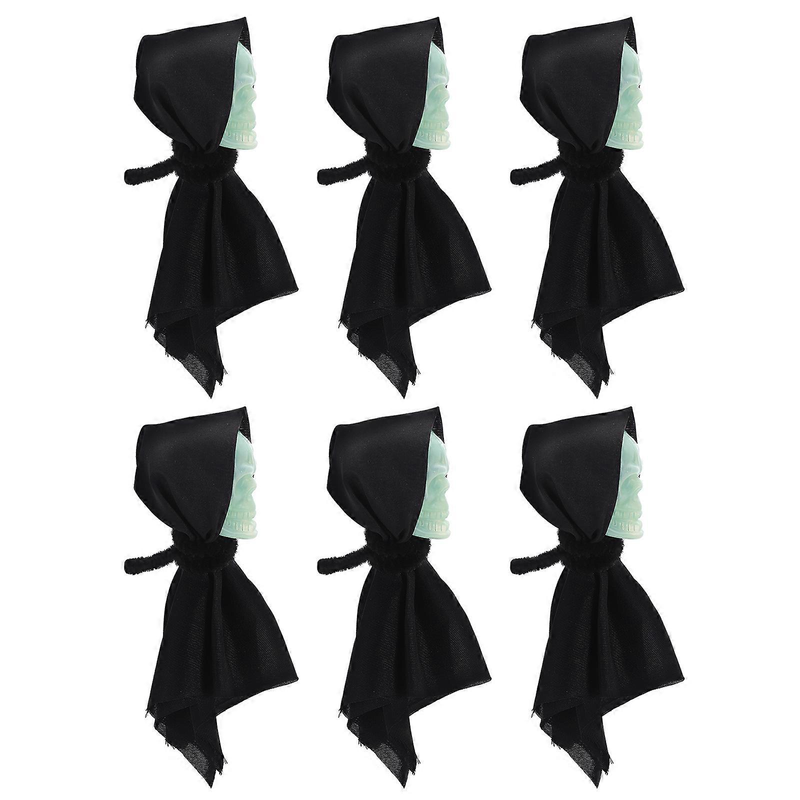 Creepy Ghost Pendant For Atmosphere Building 4.5CM 6 Sets