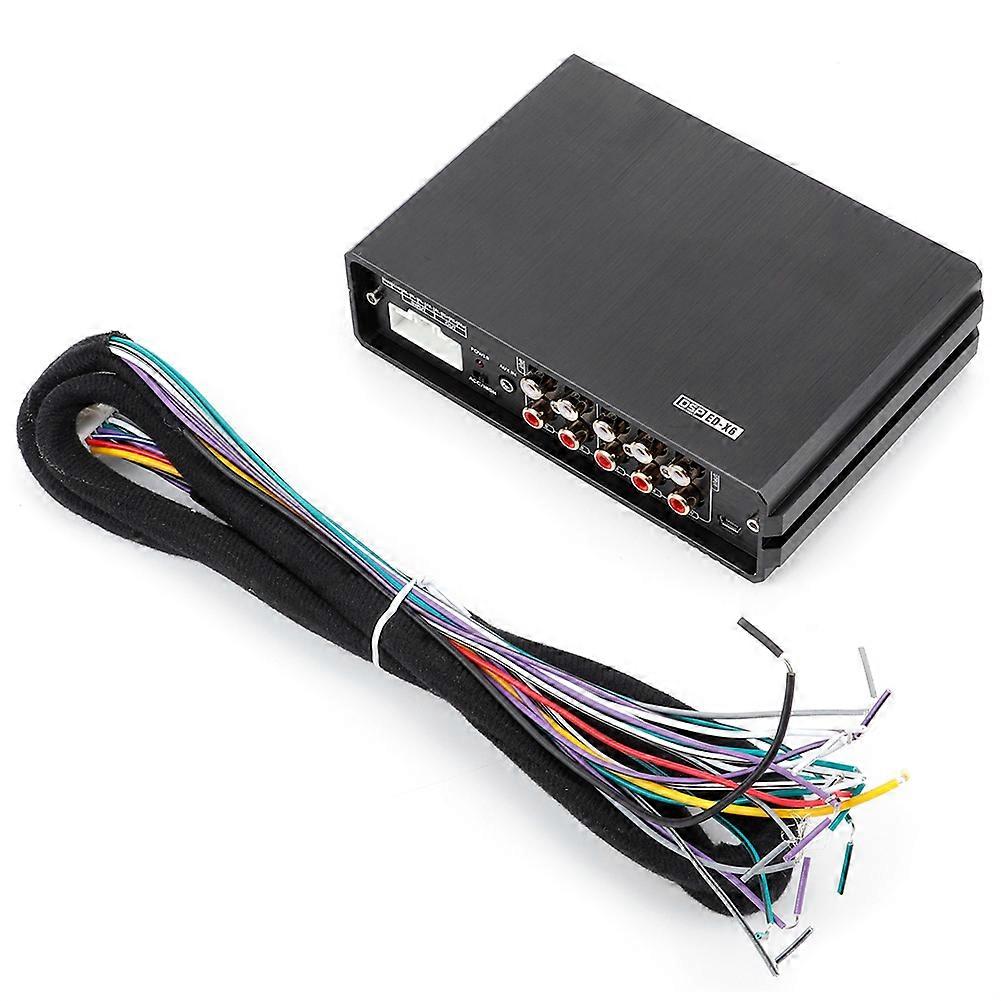 Speaker amplifier for car audio and phone connectivity