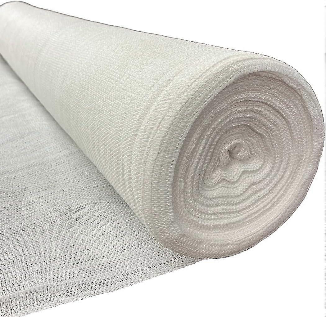- White Shade Cloth - 50% - Mesh Fabric for Fence Privacy Screen, Garden Shade, Mesh Fence Screening, Shade Cloth Rolls, Wind S