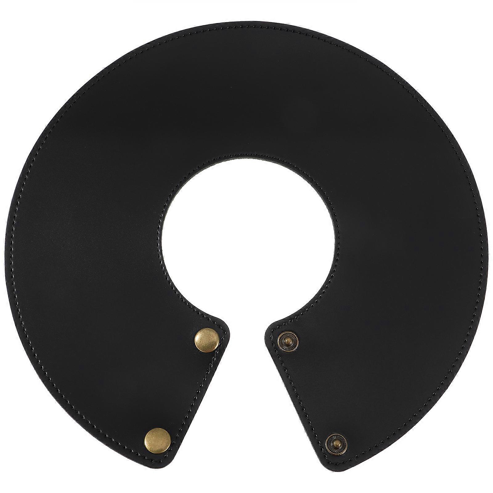 Round Leather Lampshade Light Accessory Dining Area Bedroom Cafe 1Pcs