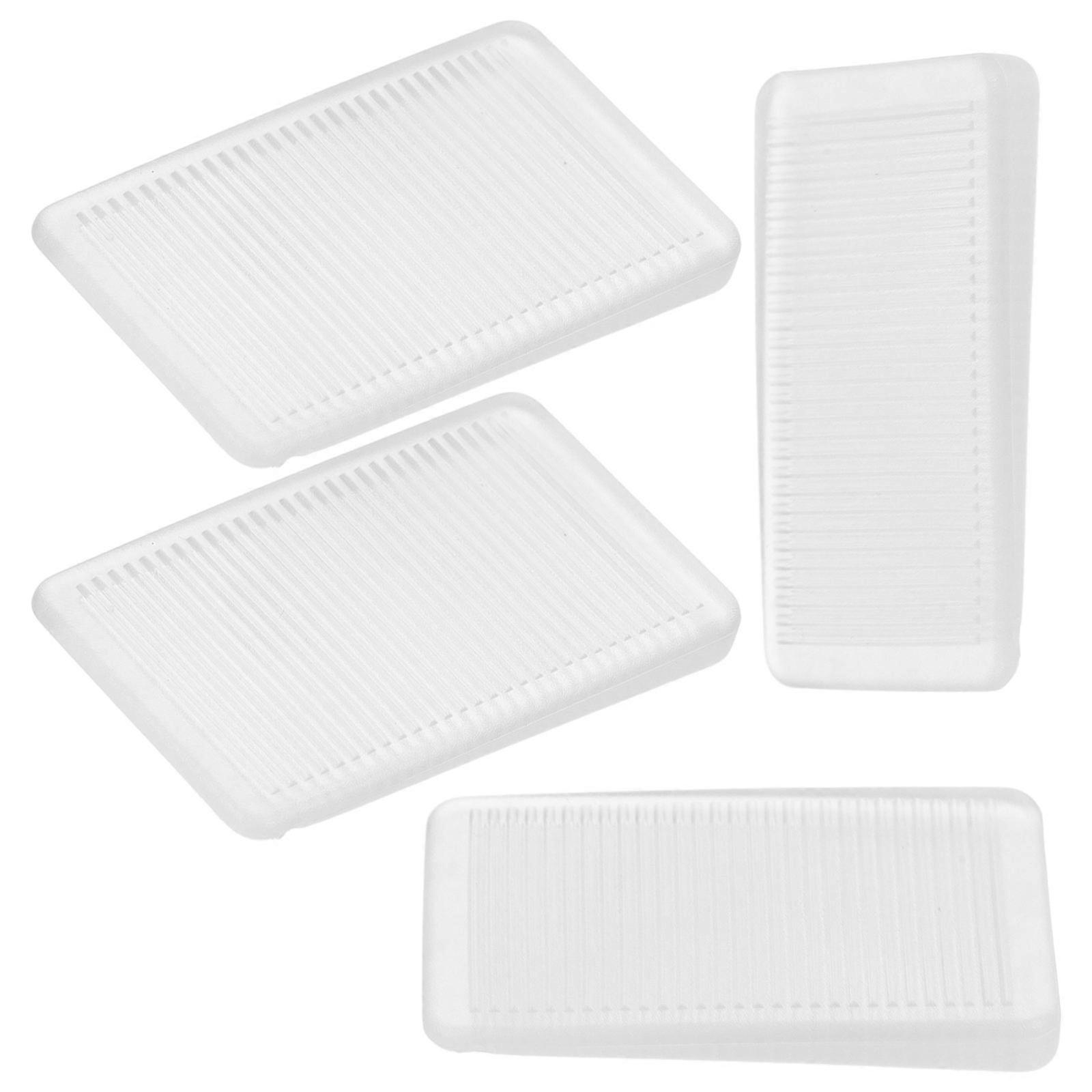 Table Shims Adjustable Transparent Clear Wedges for Desk Stability 4Pcs