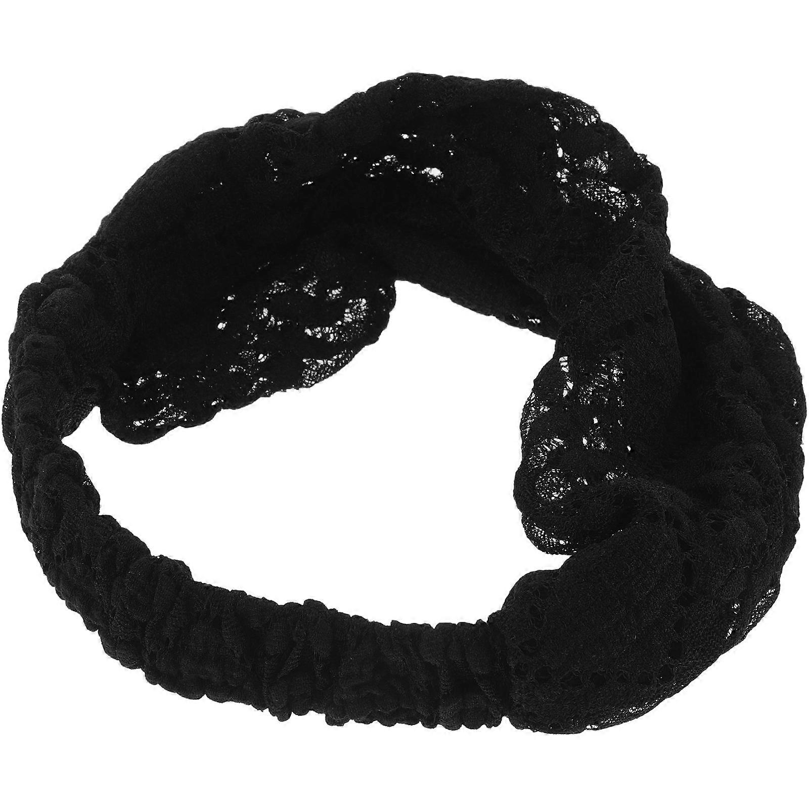 Módní šátek do vlasů čelenka formální barva elastický design 1Set