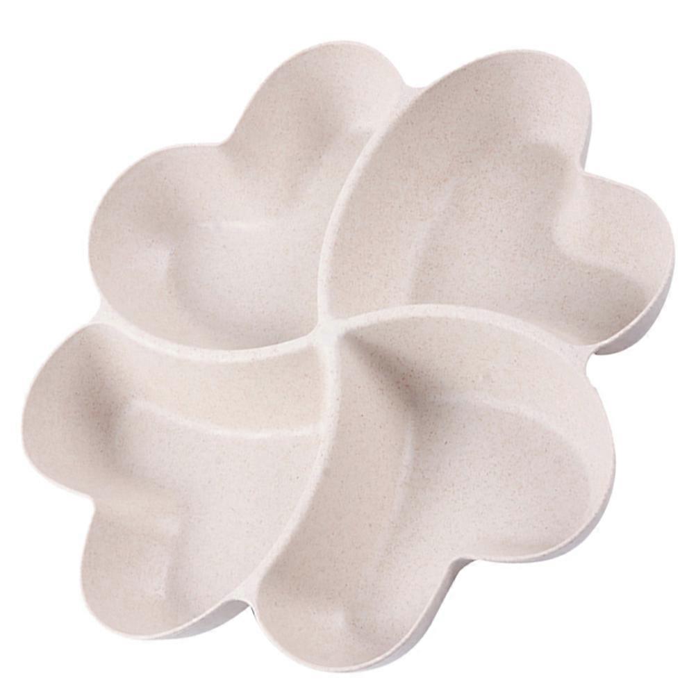 Multigrid Fruit Plate for Home Use Made of PP Material White Compact Size