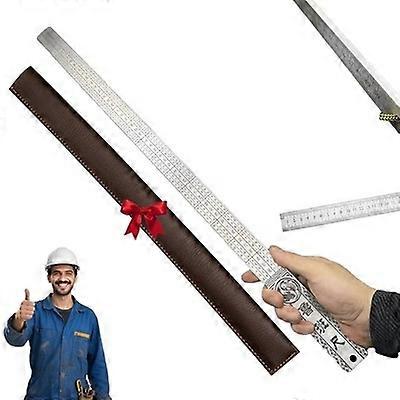 Zware liniaal (meeteenheid: inch & cm)