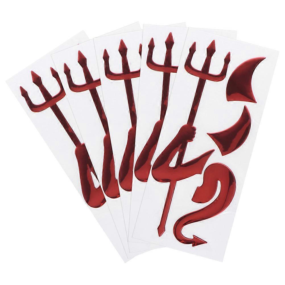 Funny Car Window Stickers Decorative Accessories Personalization 5 Sheets