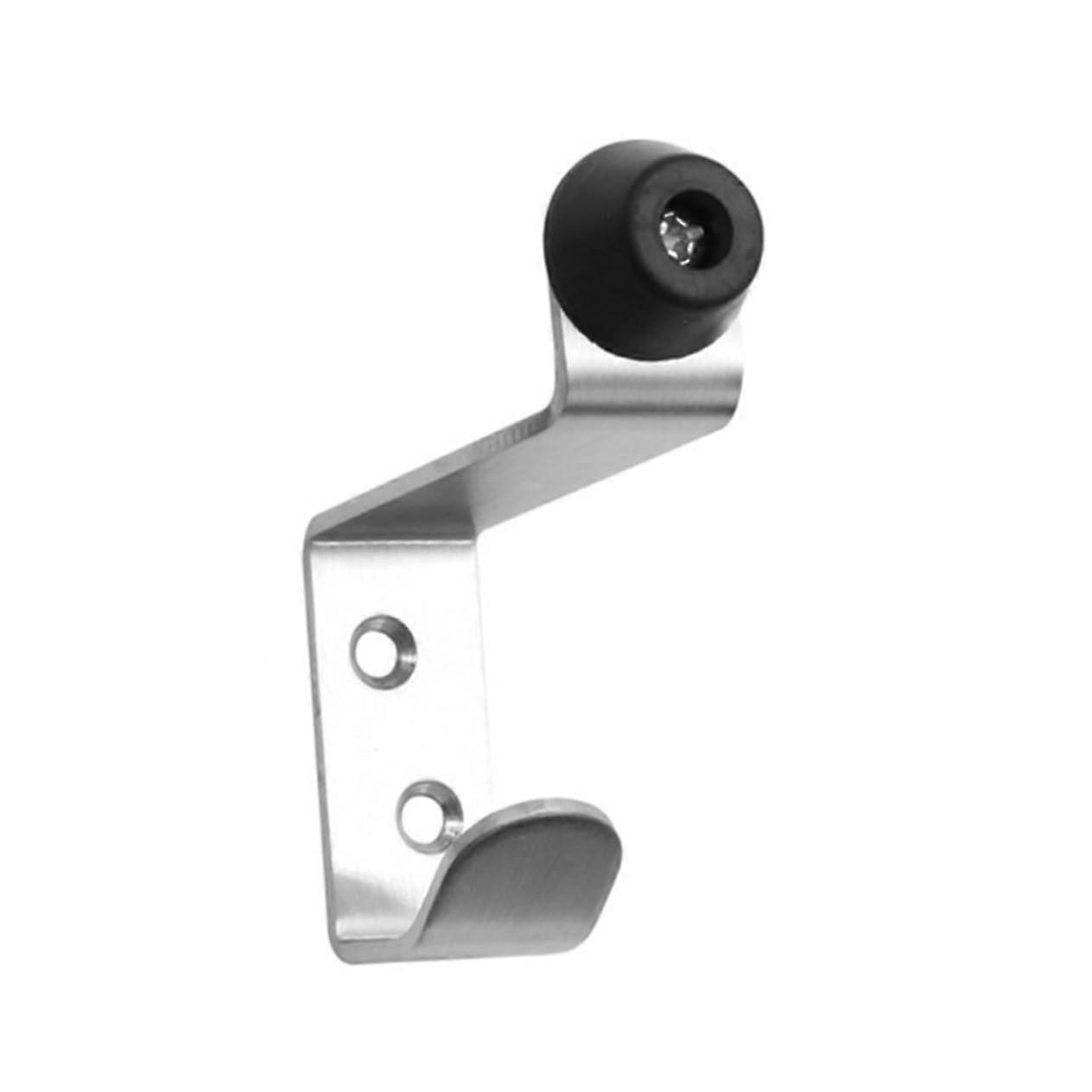 Wallmounted Door Stopper with Hinge, Heavyduty Protection for Wall Safety Hanging