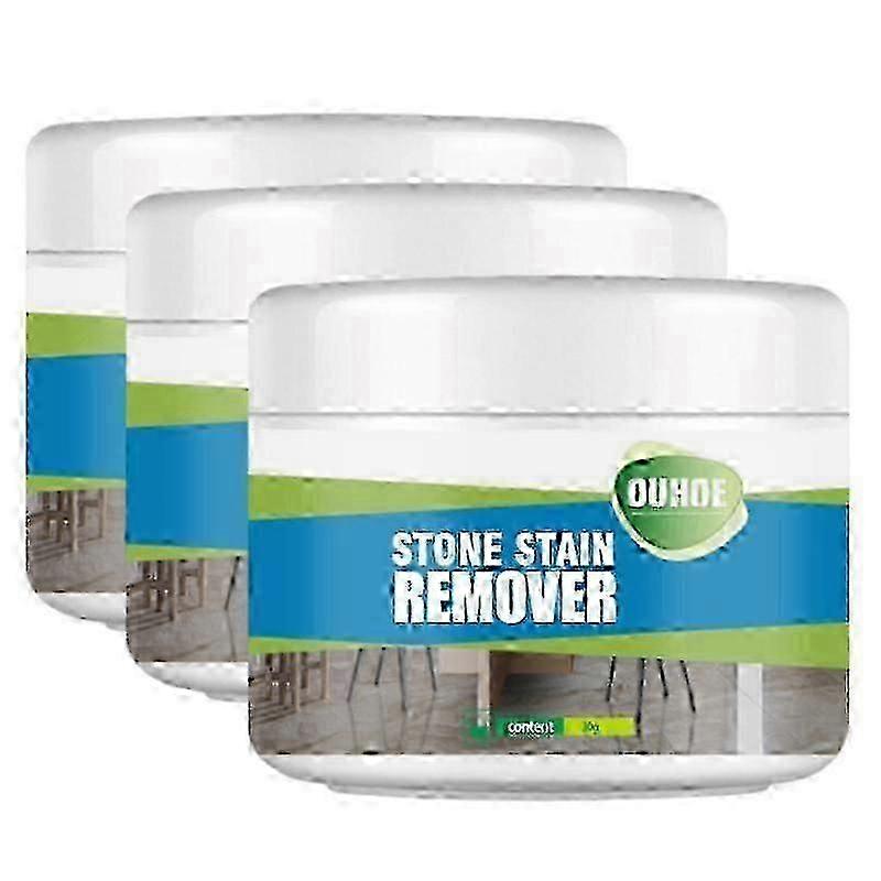 1 à 3x Détachant pour pierre Granit Quartz Marbre Carrelage Taches tenaces Poudre de nettoyage en profondeur Décontamination puissante Nettoyant pour pierre de granit