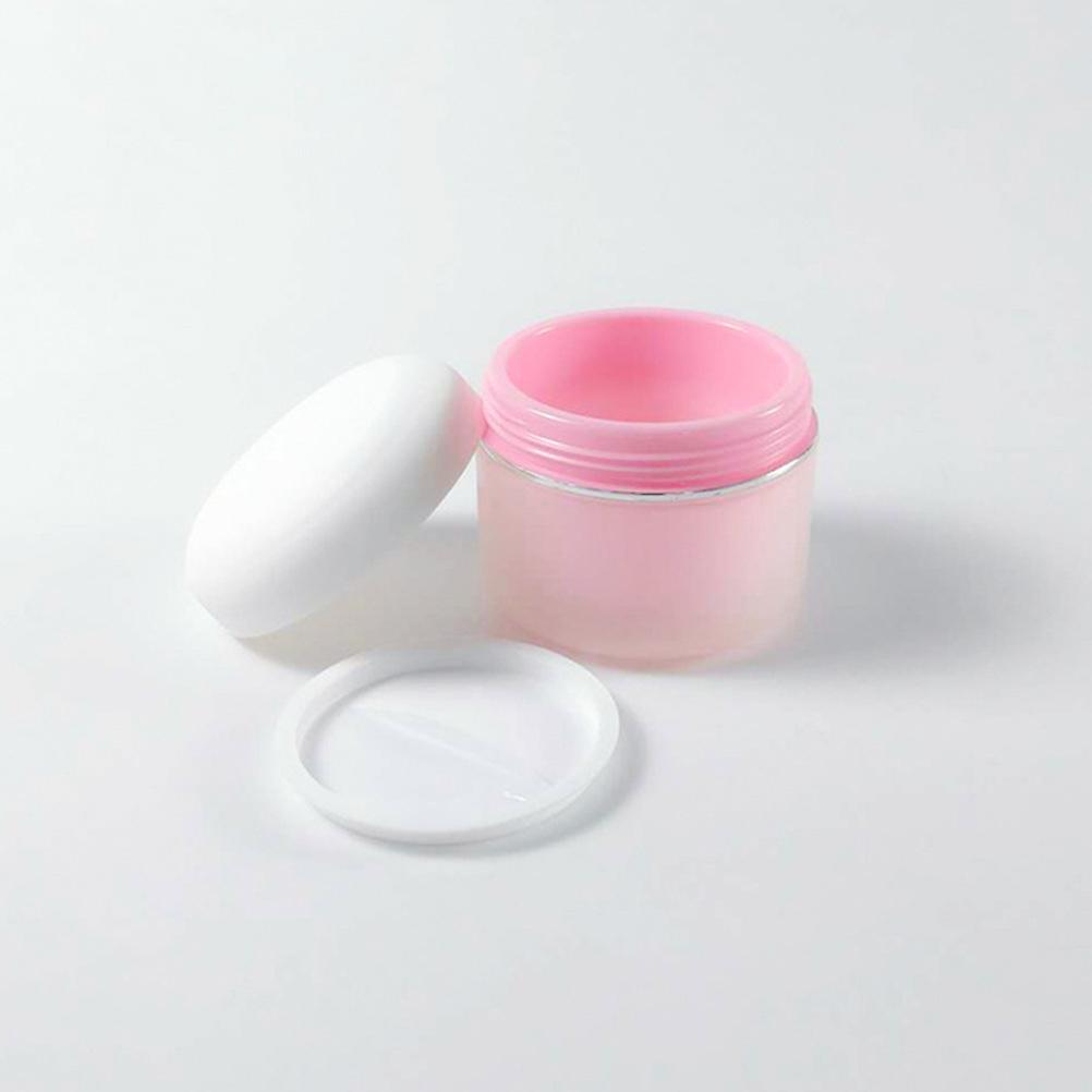 Mini Cream Box for Storage Use 3Pcs Pink Portable Face Cream Cosmetics Organizer