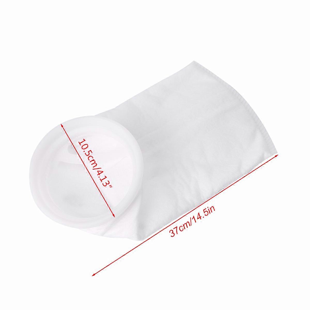 Fish Tank Filter Socks Aquarium Filter Bags for 2Pcs White Use