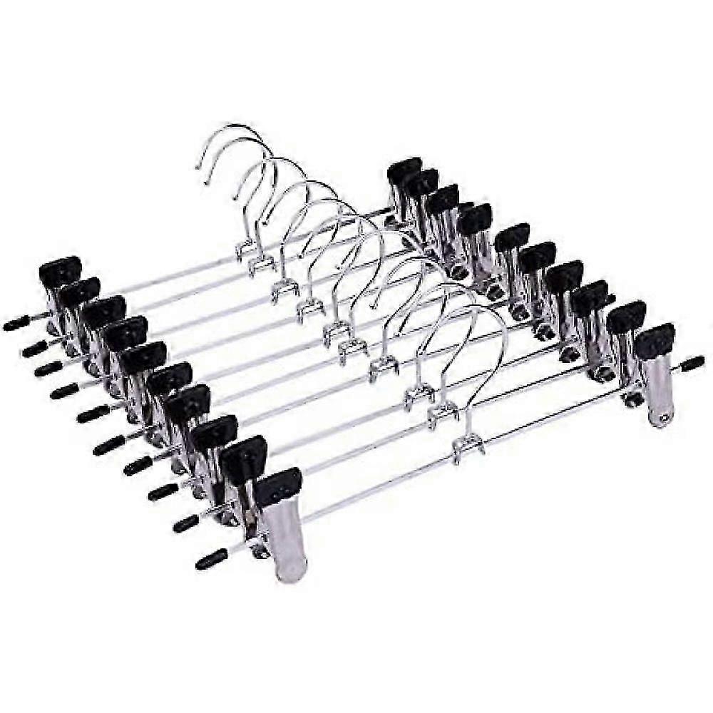 10-Piece Pants Stretcher with 360-Degree Rotating Hook