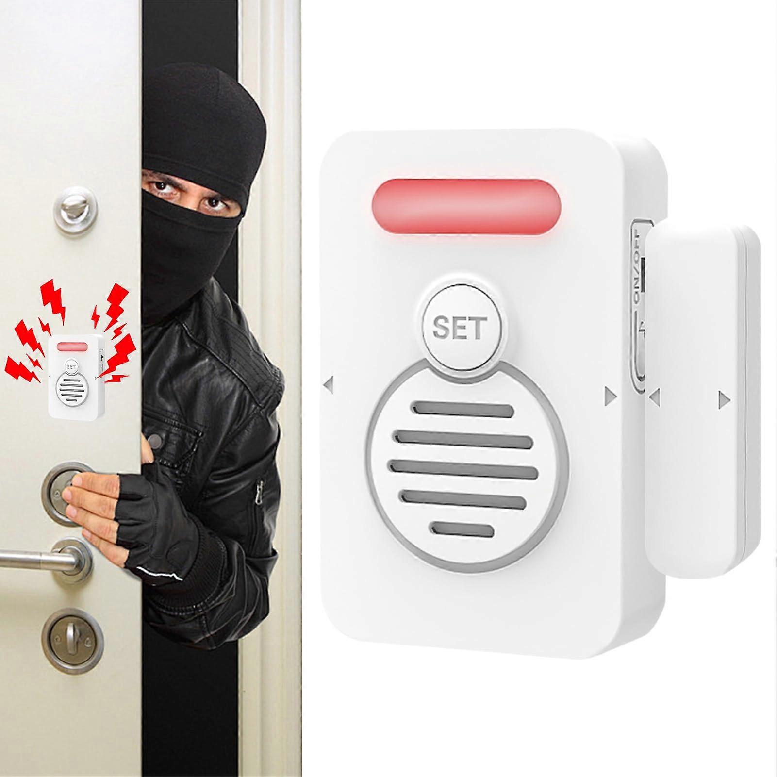 Refrigerator Door Alarm Freezer Alert, Compact Sensor with Voice Alarm for Home, Business, School, and Rooms with Windows