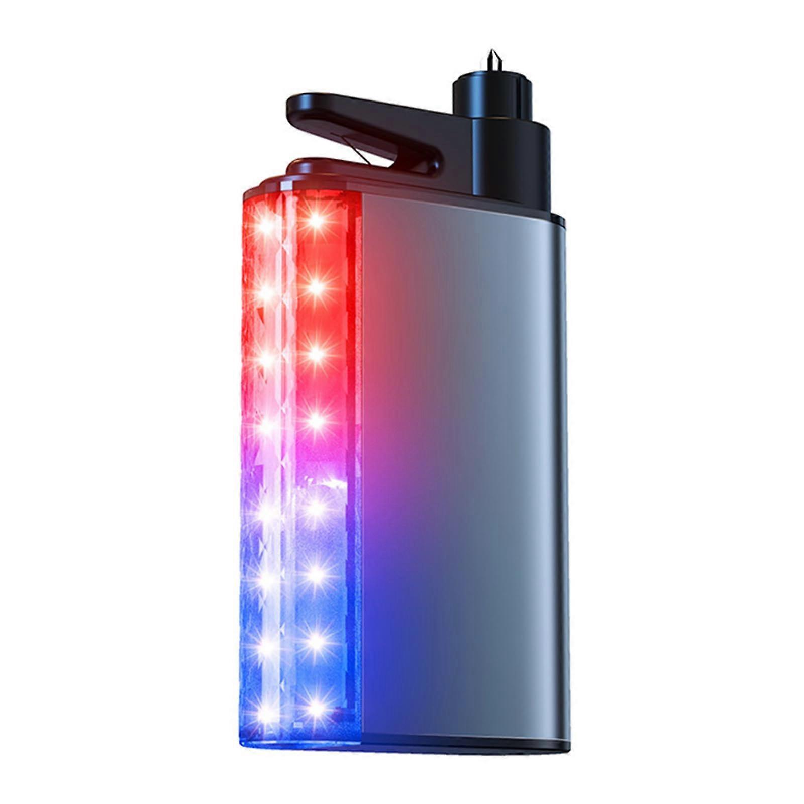 strength car survival tool with ergonomic flashlight and window breaker, suitable for quick emergencies.