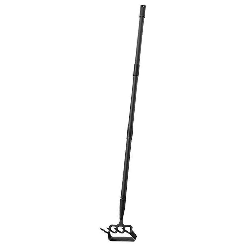 Weeding Tools Gardening Hoe Multi-Use Garden Rake Backyard Hoe Black 1Pcs