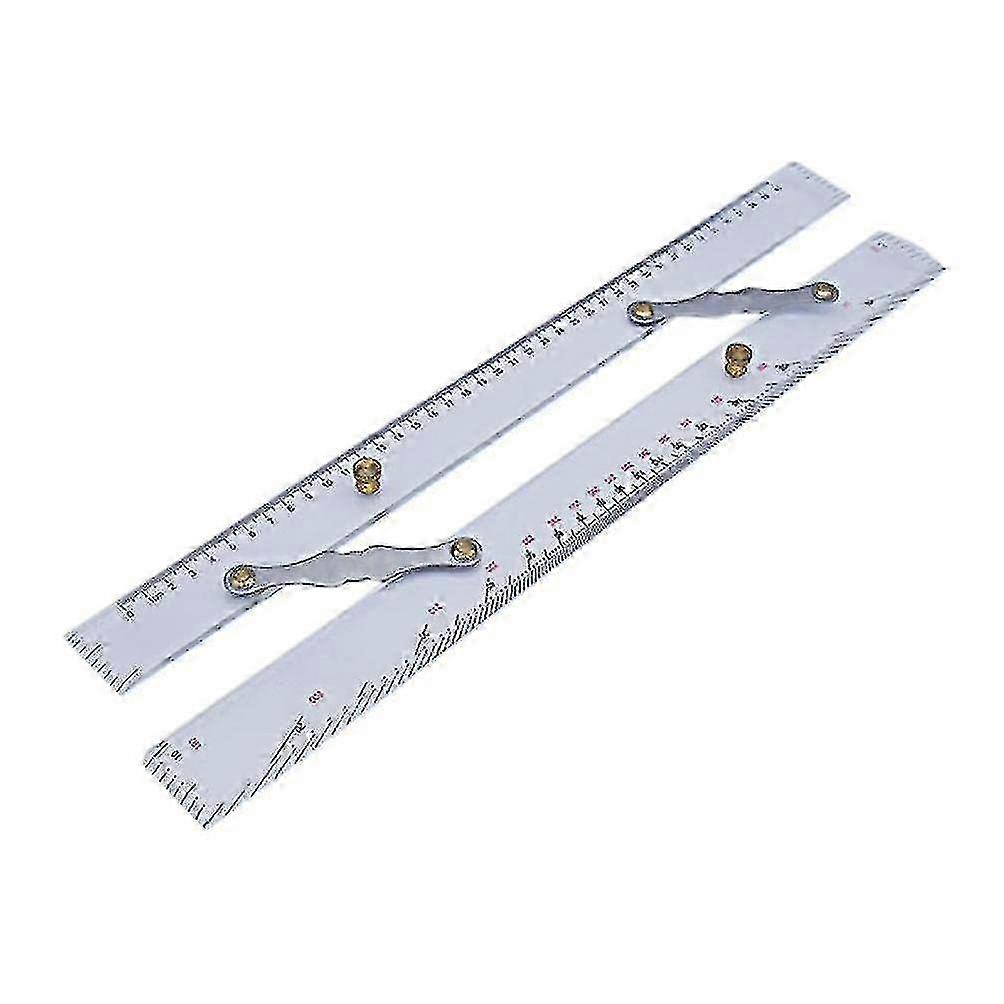 2025 Parallel Ruler Small, 450Mm Marine Navigation GPS Plotter Parallel Ruler Boat-Sea Chart Measuring Divider Nautical Navigation Parallel Ruler