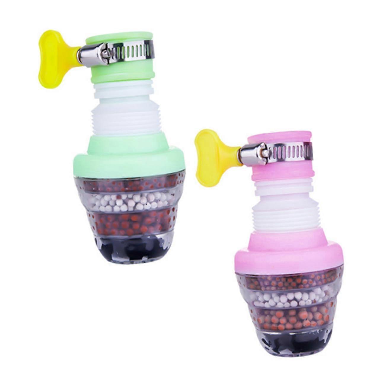 2 Pack Water Faucet Aerator Filter, Splash Guard and Water Saver for Bathroom, Efficient Filtration and Contaminant Removal