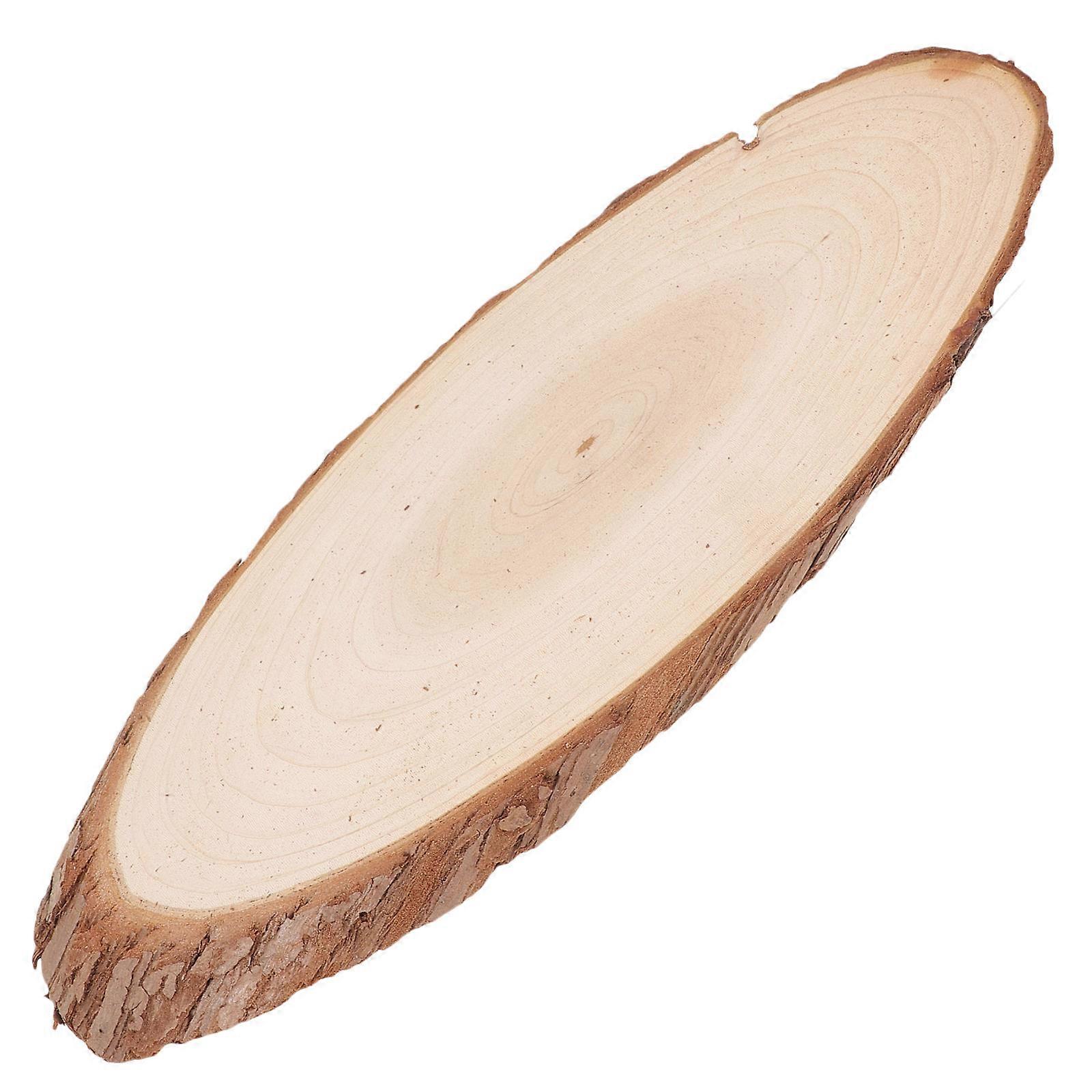 Wood centerpiece for Home Decor Coffee Color Wood Unfinished Blank Cutout Lightweight Smooth 4.5 Inches