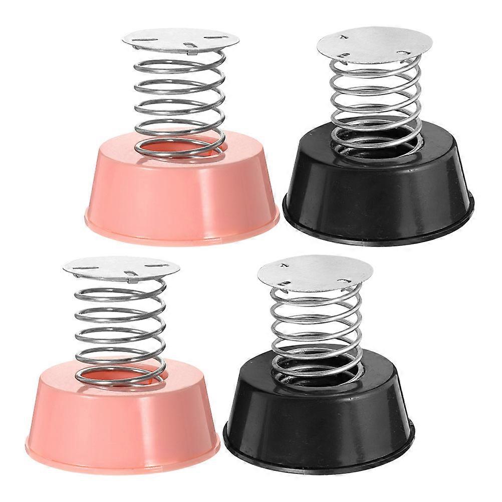 4pcs Car Dashboard Toy Bases with Shaking Head Doll Spring Base Swing Dancing Toy