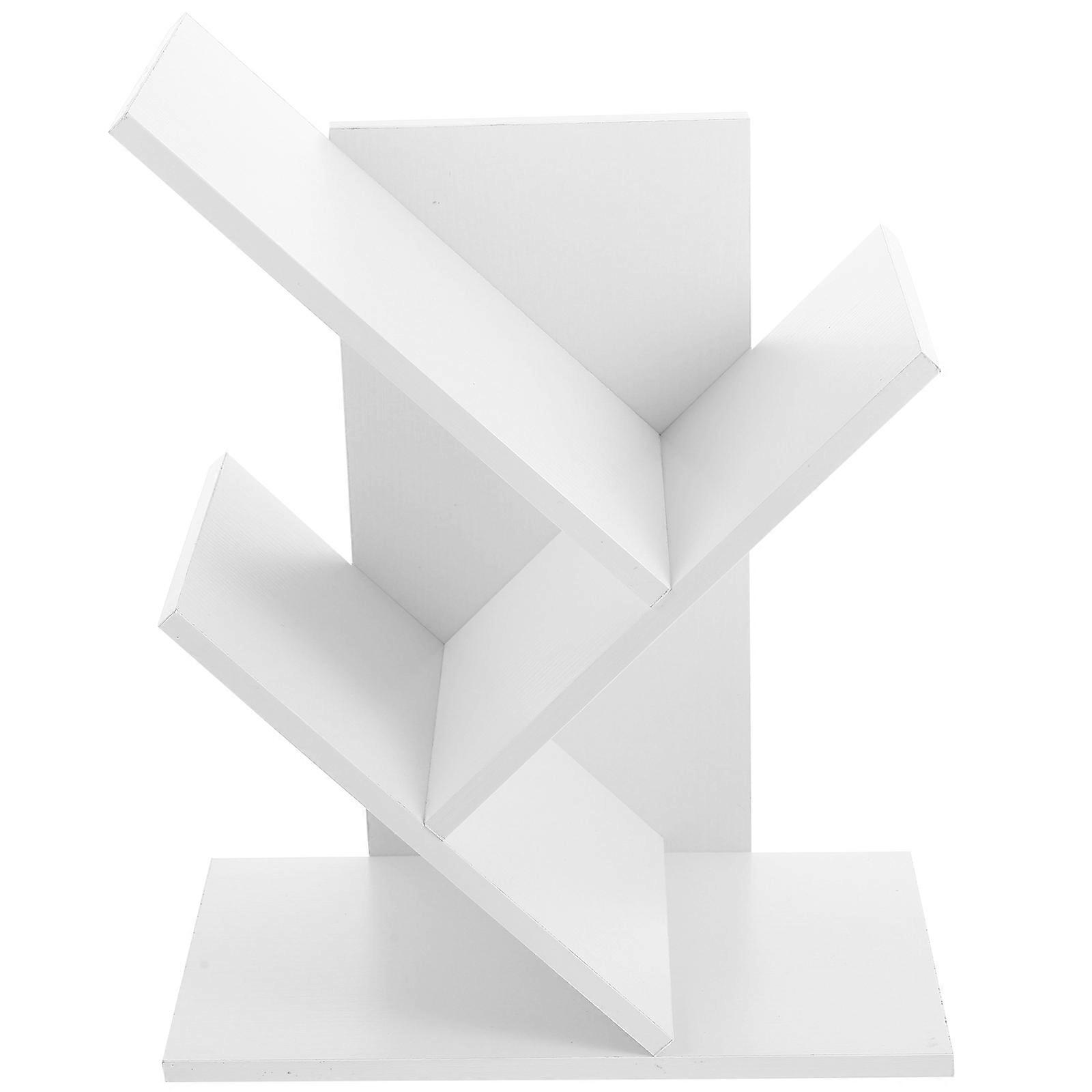 Minimalist Tree Bookshelf For Office Workers Counter-top Use Elegant Design 15.9X12.2X6.7in Decor 1 Pcs