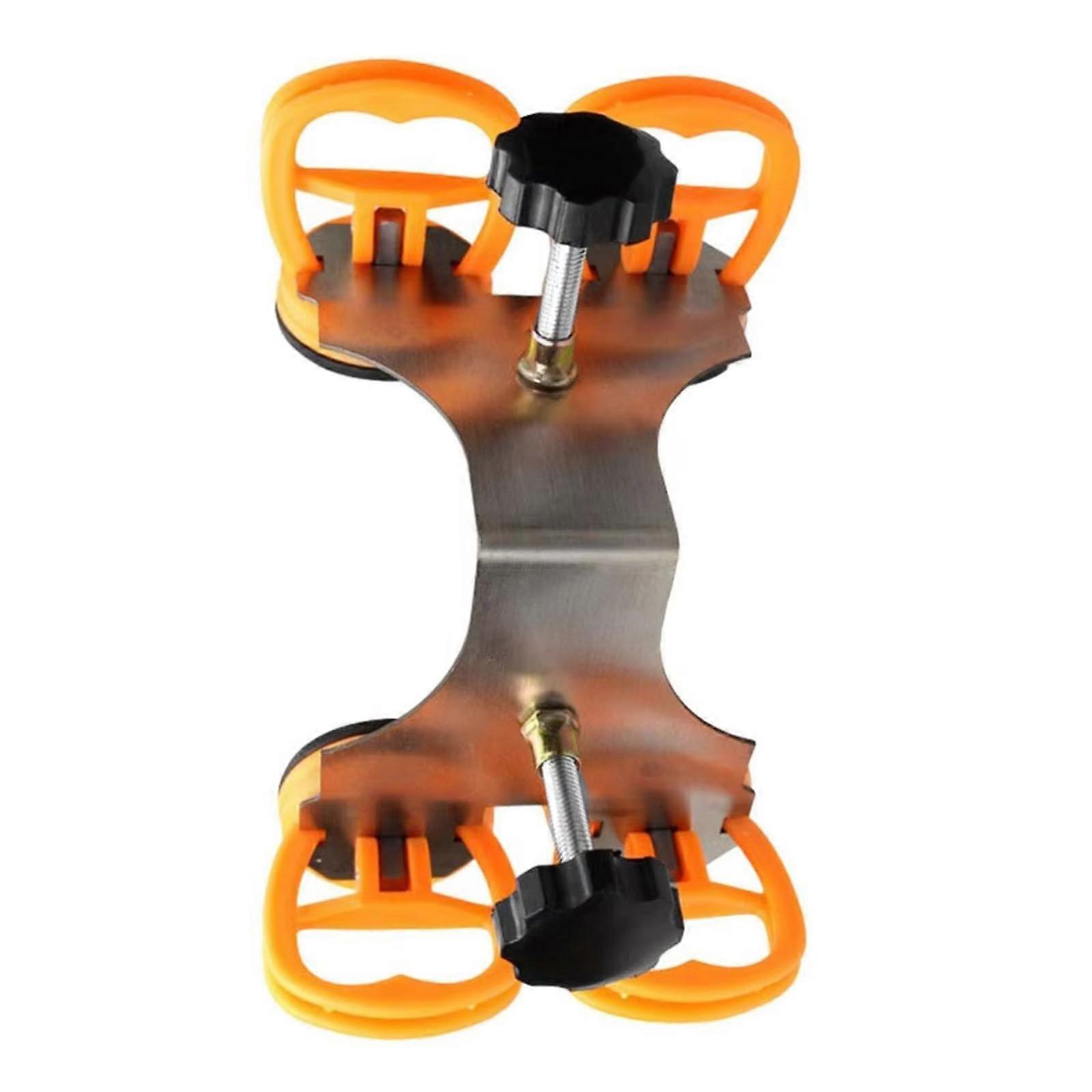90 Degree Seam Setter Steel Right Angle Tool Countertop Seam Setter Easy Installation for Tile Leveling with Four Suction Cups