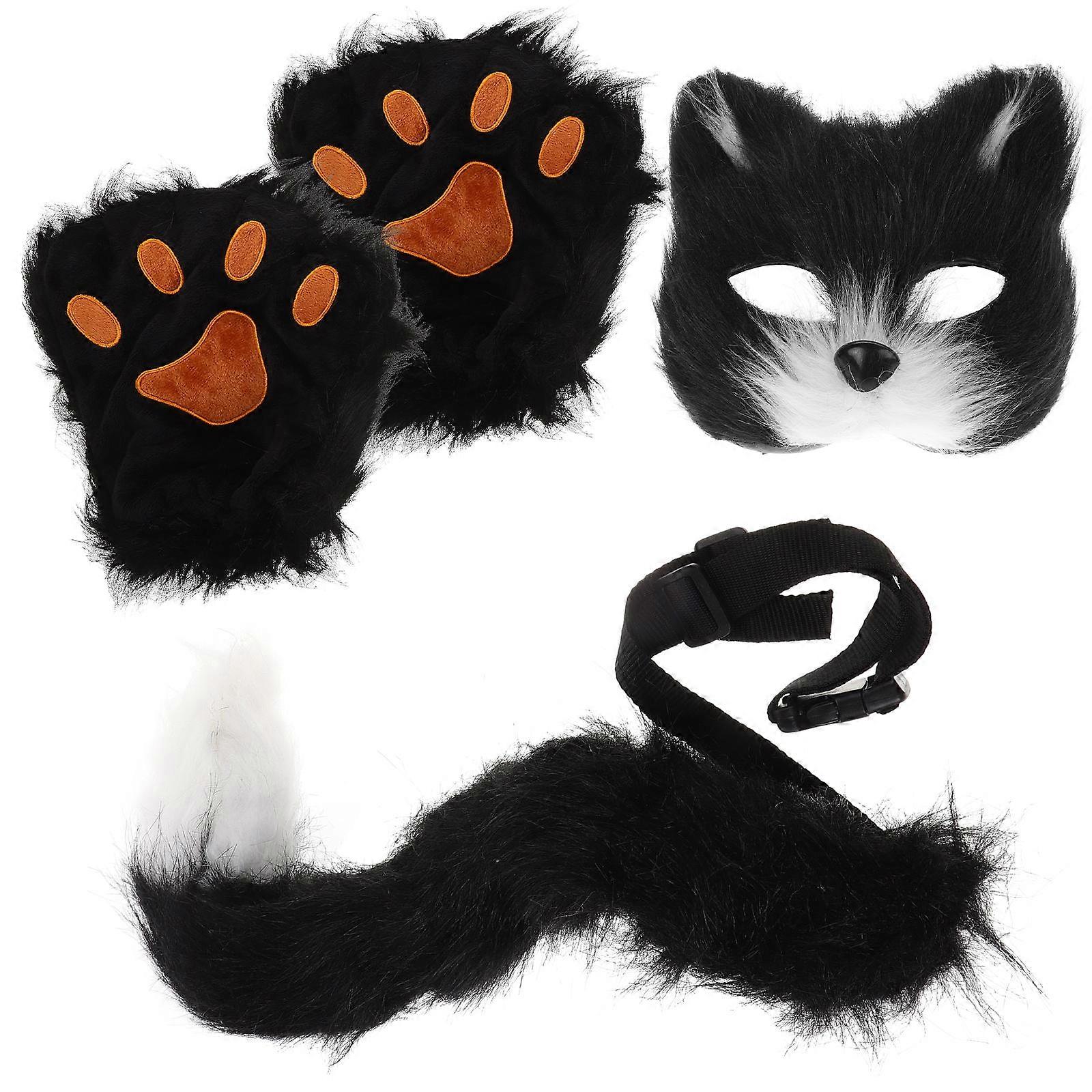 Adult Half Face Animal Mask For Halloween Event Featuring Unique Costume Design 1 Set