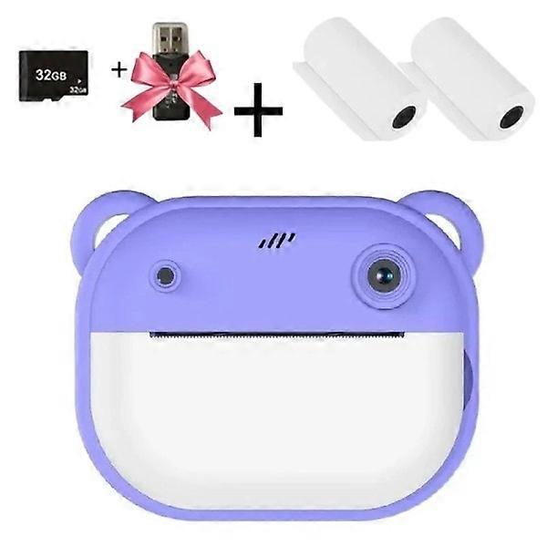 מצלמה דיגיטלית לילדים הדפסה מיידית לילדים מצלמת הדפסה תרמית הדפסת תמונות מיידית