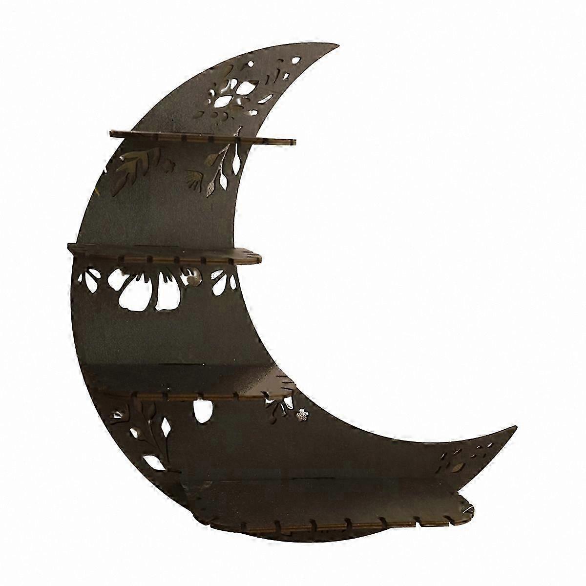 Wall-Mounted Crystal Display Stand with Storage Rack for Collections and Boxes