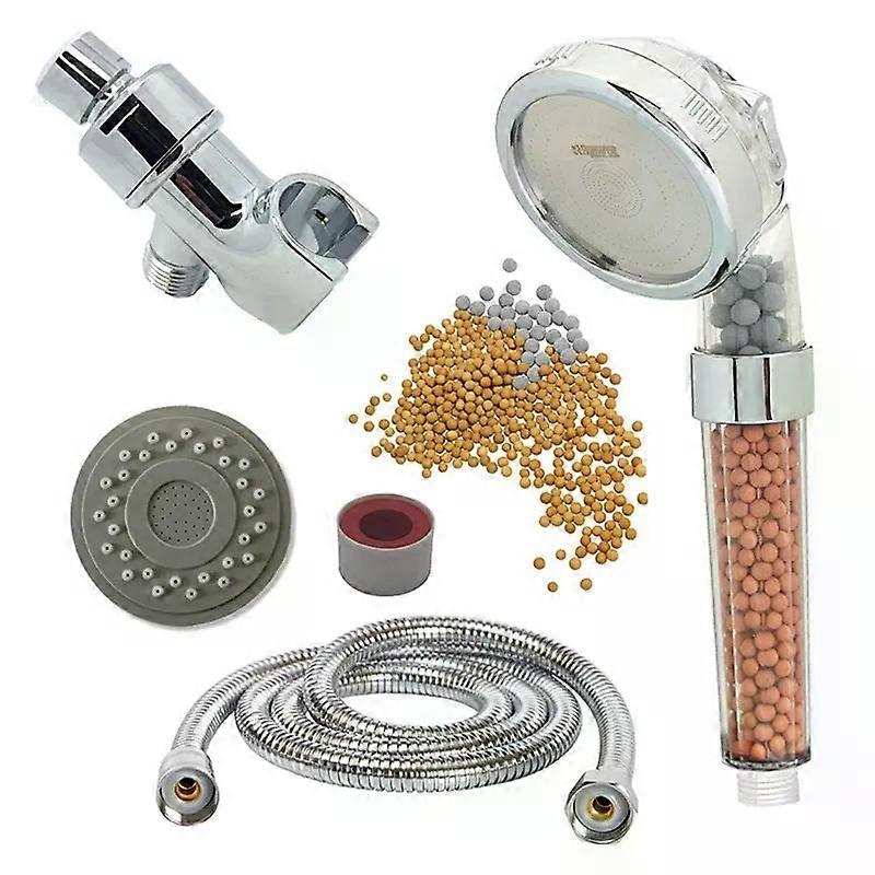 High Pressure Filter Shower Head With Replaceable Hose And M89B Bracket Kit