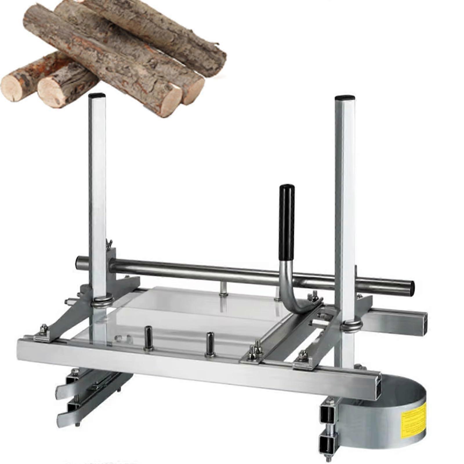 Chainsaw Mill, Portable Chainsaw Mill, Planking Mill, 20/24/36 Inch with Scale, Adjustable Thickness, Rail Guide (90 cm)