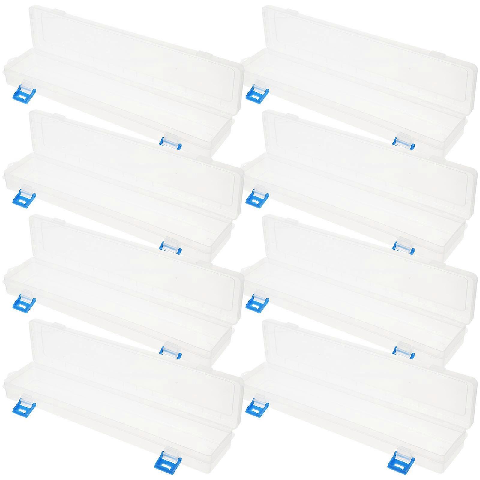 It sounds like you're describing a product listing for a **transparent paintbrush storage box**. Here's a polished and professional version of the