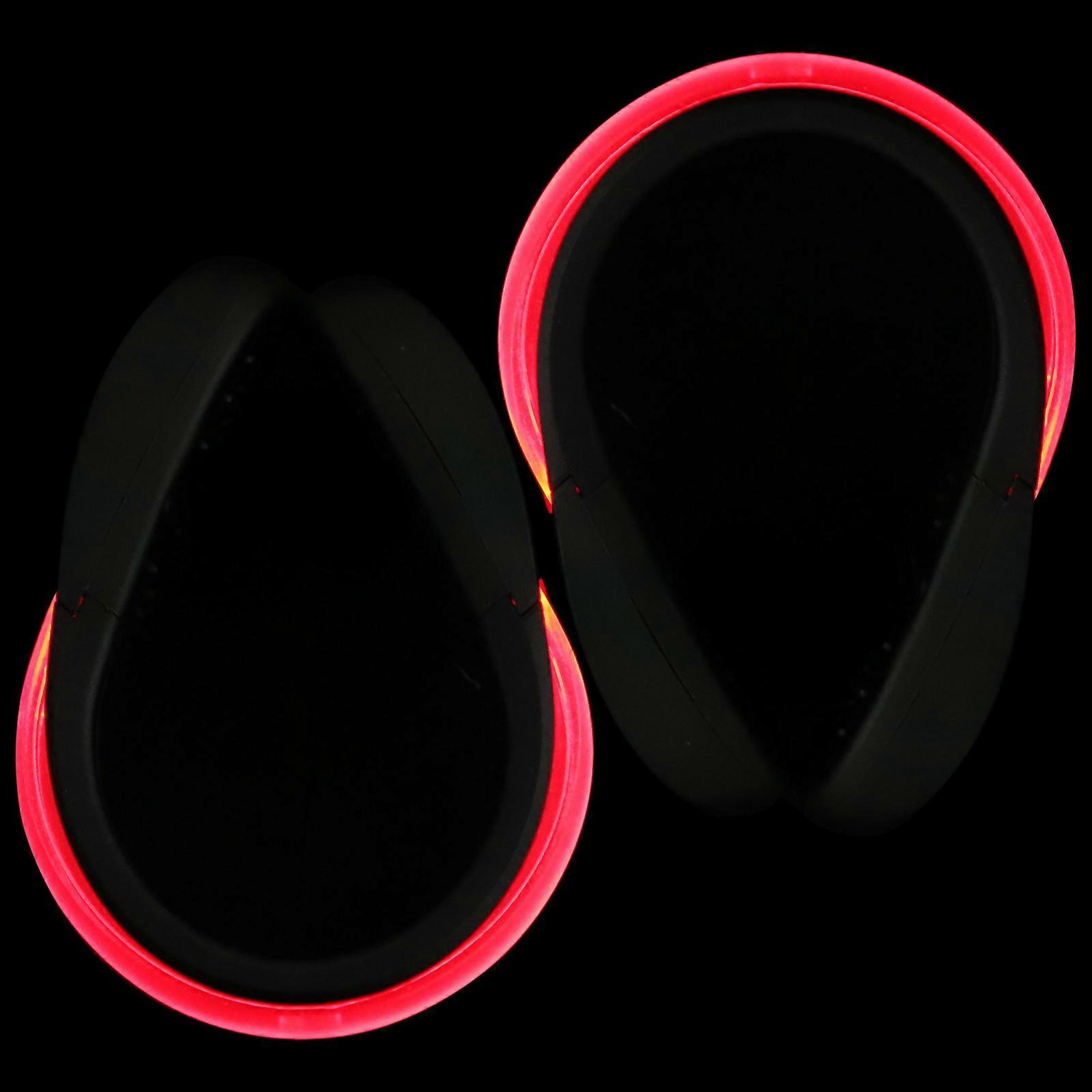 Shoe Clip Lights for Night Running and Cycling with High Visibility Red Plastic LED Lamp