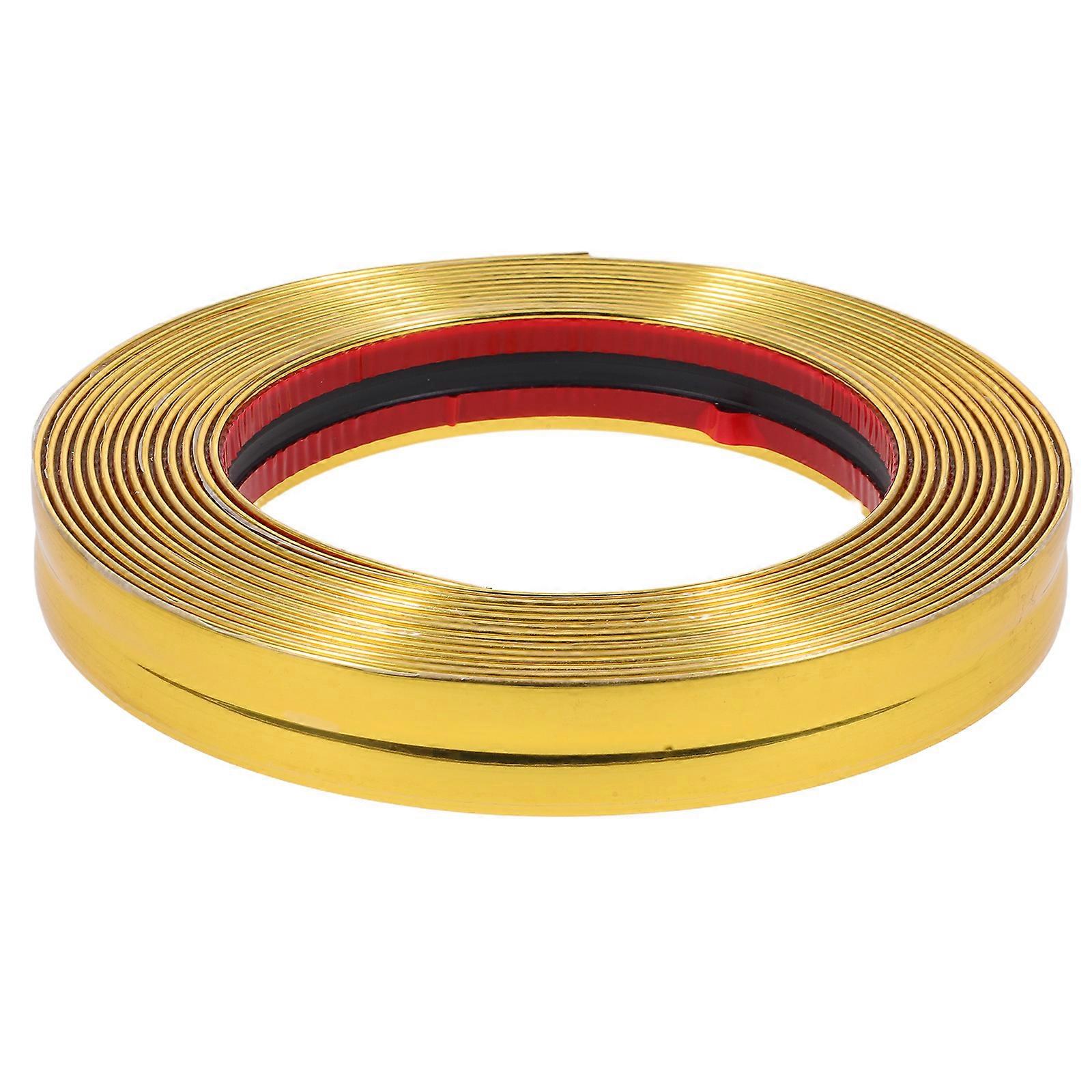 Peel And Stick Molding Trim Wall Trim For Commercial Space Renovation Elegant Decorative PVC 500X2X0.2Cm 1 Roll